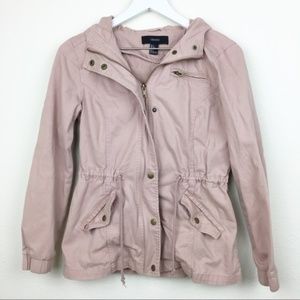 Forever 21 Dusty Pink Cargo Utility Jacket